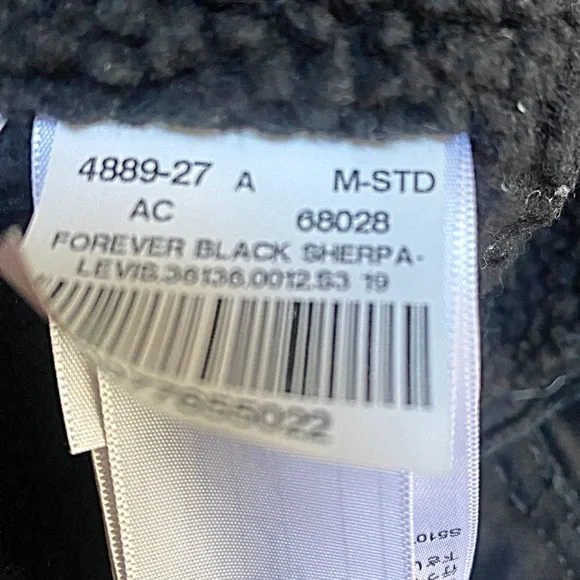 Levi Strauss Original Sherpa Jacket - Ultra Black... - Picture 6 of 7